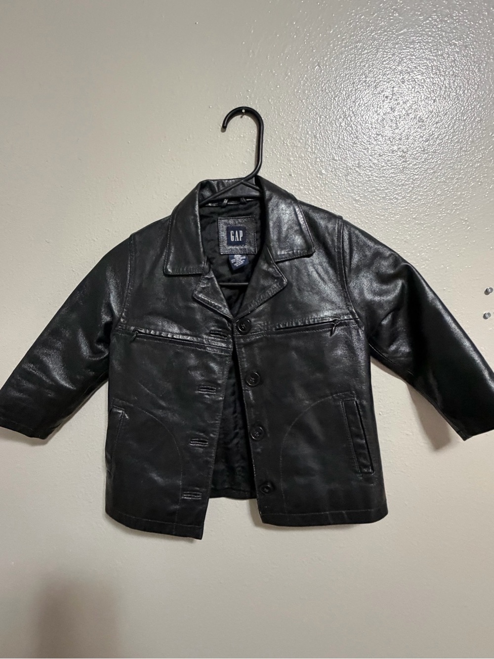 Kids vintage Gap Leather Jacket